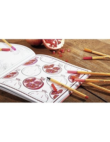 ROTULADOR STABILO FIBRA POINT 88 ART  ROLLERSET 25 UD.SURT.