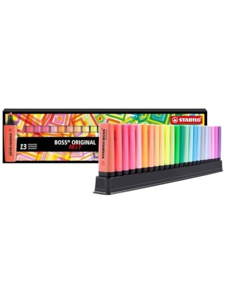 ROTULADOR STABILO BOSS FLUORESCENTE 70 DESKSET  23 UD.SURT.
