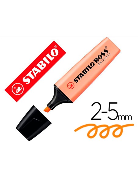 ROTULADOR STABILO BOSS FLUORESCENTE 70 PASTEL NJ. PALIDO
