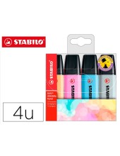 ROTULADOR STABILO BOSS FLUORESCENTE 70 PASTEL  4 UD.NUEVOS 2021 SURT.