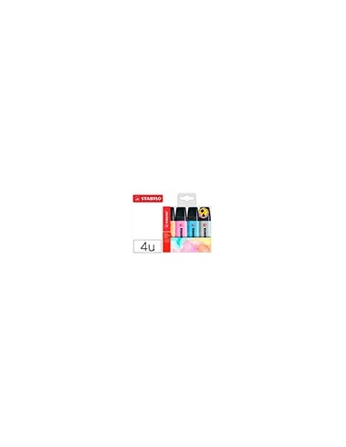 ROTULADOR STABILO BOSS FLUORESCENTE 70 PASTEL  4 UD.NUEVOS 2021 SURT.