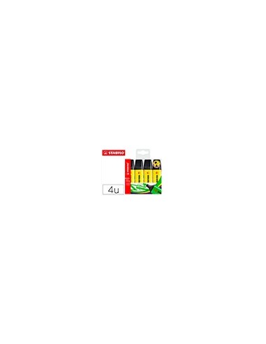 ROTULADOR STABILO BOSS FLUORESCENTE 70 AM.  4 UD.