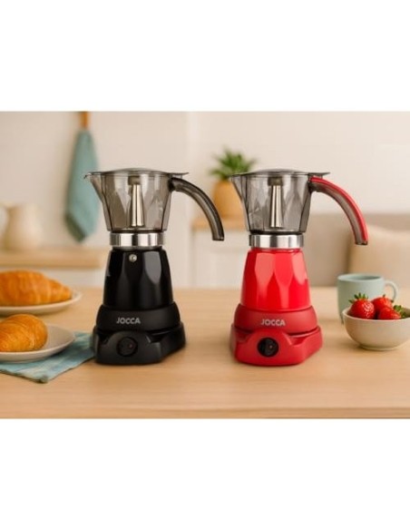CAFETERA JOCCA ITALIANA 6 TAZAS JARRA TPTE.SIN CABLES 220-240V NG.