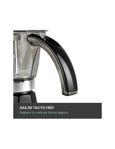 CAFETERA JOCCA ITALIANA 6 TAZAS JARRA TPTE.SIN CABLES 220-240V NG.