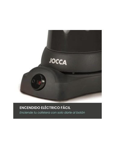 CAFETERA JOCCA ITALIANA 6 TAZAS JARRA TPTE.SIN CABLES 220-240V NG.