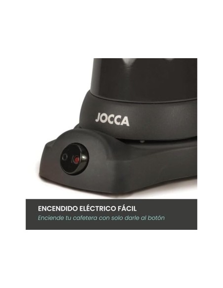 CAFETERA JOCCA ITALIANA 6 TAZAS JARRA TPTE.SIN CABLES 220-240V NG.