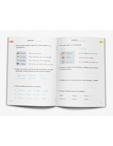 CUADERNO RUBIO COMPETENCIA LECTORA 2 MUNDO ESPACIAL