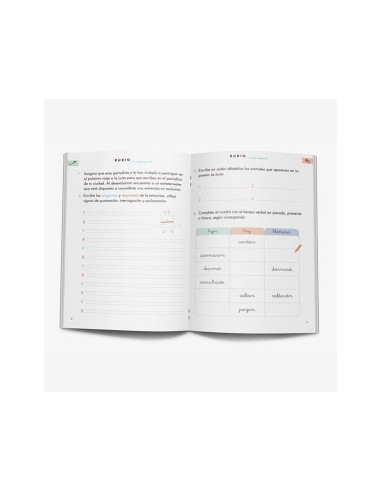 CUADERNO RUBIO COMPETENCIA LECTORA 2 MUNDO ESPACIAL