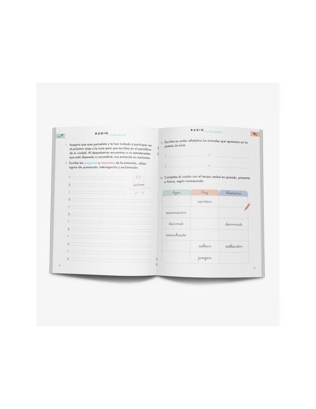 CUADERNO RUBIO COMPETENCIA LECTORA 2 MUNDO ESPACIAL