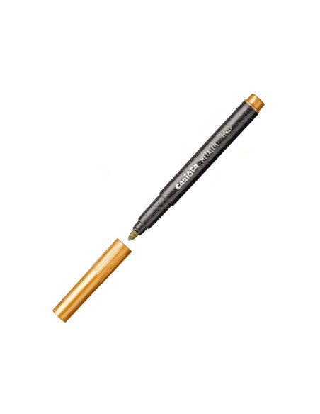 ROTULADOR CARIOCA METALLIC PUNTA MAXI 6MM CAJA 6 SURT.
