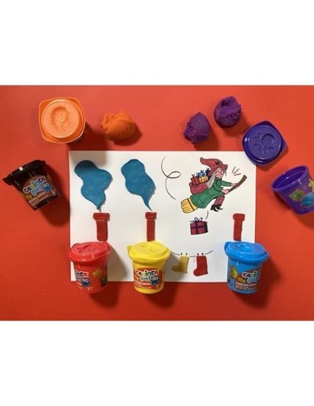 PASTA MODELAR CARIOCA BABY DOUGH BOTE 75 G SET 3 SURT.
