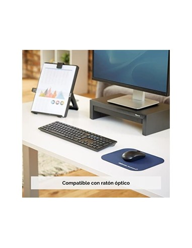ALFOMBRILLA RATON FELLOWES PROTECCION MICROBAN AZ. 226X192X3MM