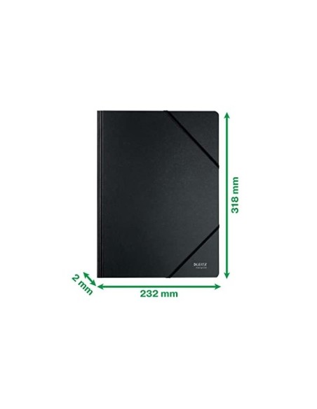 CARPETA LEITZ RECYCLE GOMAS A4 CARTON RECICLABE 100% NG.