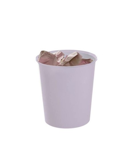 PAPELERA PLAST.ARCHIVO 2000 ECOGREEN 100% RECICLADA 18LT.MALVA PASTEL