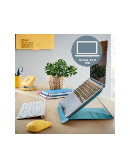 SOPORTE PORTATIL LEITZ ERGO COSY AJUSTABLE 4 ALTURAS AZ. 310X50X247MM