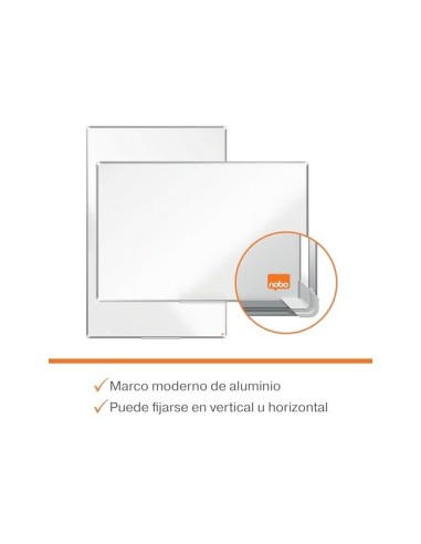 PIZARRA BL.NOBO COMP.PLUS ACERO LACADO PANORAMICO 55" MAG.1220X690MM