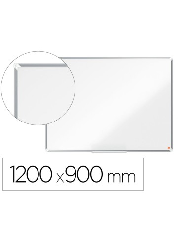 PIZARRA BL.NOBO COMP.PLUS ACERO LACADO MAG.1200X900MM