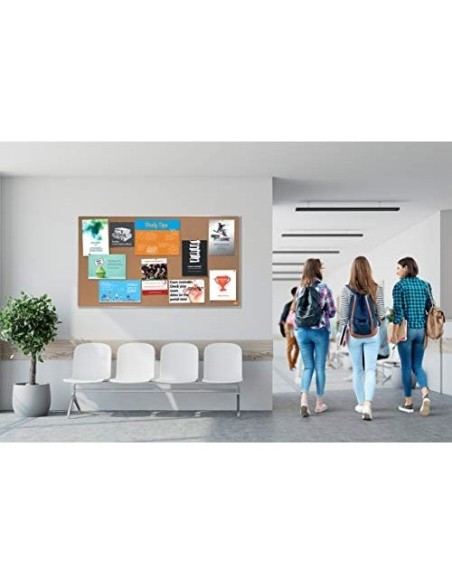 TABLERO ANUNCIOS NOBO IM PRO CORCHO FORMATO PANORAMICO 32\" 710X400MM