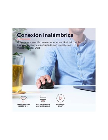 RATON TRUST OZAA OPTICO INALAMBRICO 2400DPI 6 BOTONES USB 2.0 NG.