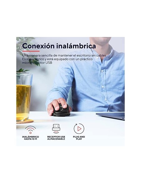 RATON TRUST OZAA OPTICO INALAMBRICO 2400DPI 6 BOTONES USB 2.0 NG.