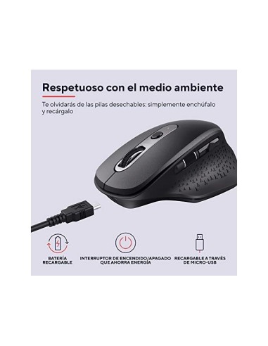 RATON TRUST OZAA OPTICO INALAMBRICO 2400DPI 6 BOTONES USB 2.0 NG.
