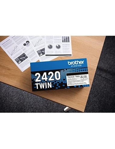 TN2420TWIN TONER BROTHER DCPL2510/ 2530/2550/HLL2375 NG.3000 PG..2 UD