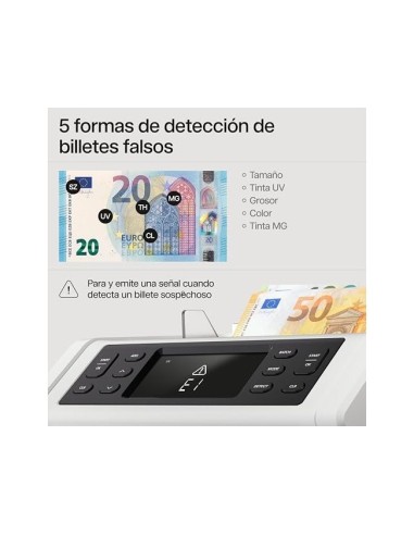 115-0714 SAFESCAN 2265 FUNCION UV/MG/COLOR/TAMAÑO ESP. 1200 BIL/MIN