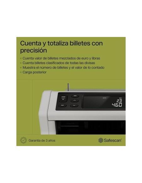 115-0714 SAFESCAN 2265 FUNCION UV/MG/COLOR/TAMAÑO ESP. 1200 BIL/MIN
