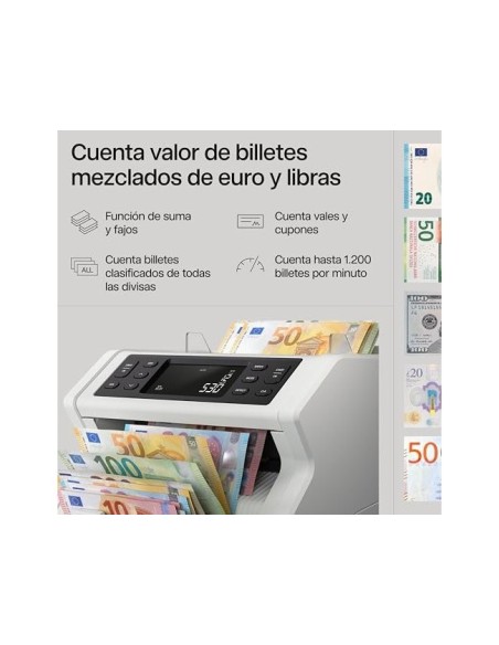 115-0714 SAFESCAN 2265 FUNCION UV/MG/COLOR/TAMAÑO ESP. 1200 BIL/MIN