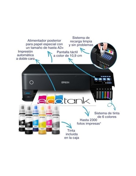 EPSON ECOTANK ET-8550 A3+ TINTA 32 PPM 5760X1400 DPI MULTIFUNCIO WIFI