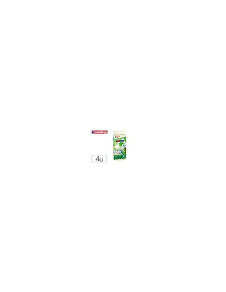 ROTULADOR EDDING 21 PERM.ECOLINE 90% RECI. 4 SURT.PUNTA RED.1,5-3