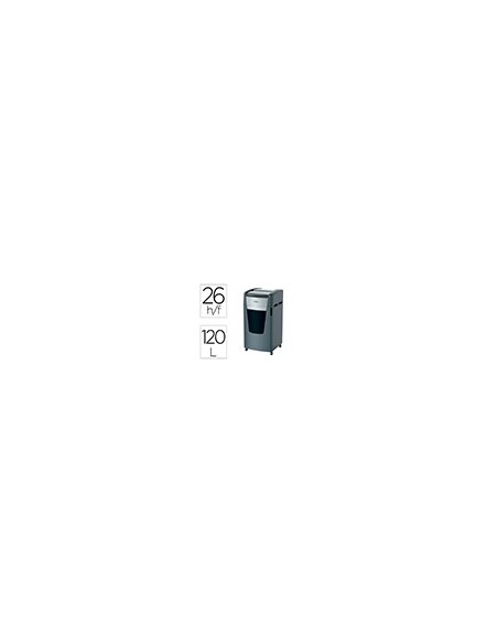 DESTRUCTORA REXEL MOMENTUM EXTRA XP426+ CORTE 26 H P4 GRAPAS CLIPS CD