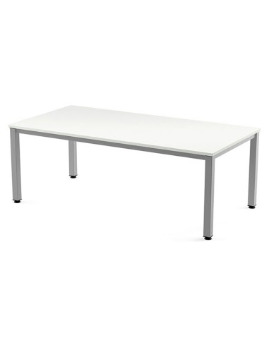 MESA OFICINA ROCADA EXECUTIVE 2005AD04 ALUMINIO/BL.200X100 CM