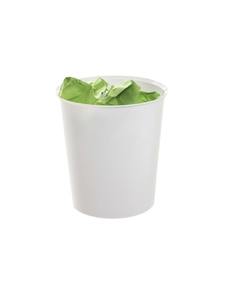 PAPELERA PLAST.ARCHIVO 2000 ECOGREEN 100% RECICLADA 18LT.BL.PASTEL