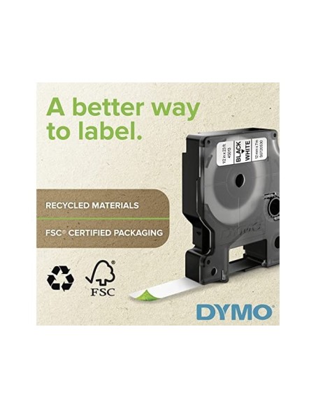 CINTA DYMO VINILO BL.19MM X 5,5MT ETIQUETADORA RHINO