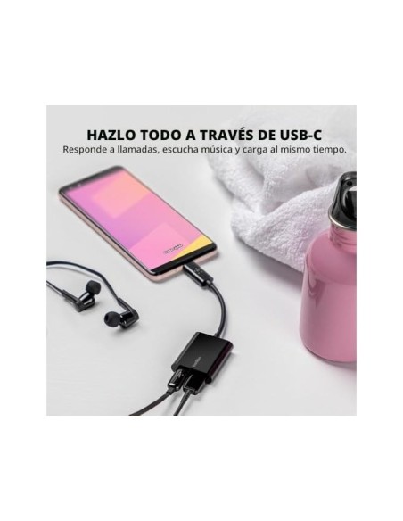 ADAPTADOR BELKIN F7U081BTBLK USB-C AUDIO CARGA NG.