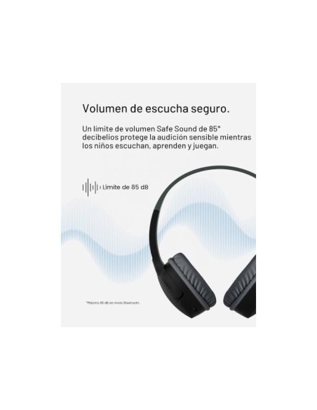 AURICULAR BELKIN AUD002BTBK SOUNDFORM MINI KIDS BT NG.