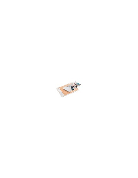 ALFOMBRILLA RATON CEP SILVA BAMBU SOLAPA TPTE.210X150X2MM