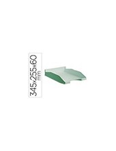 BANDEJA ARCHIVO 2000 ECOGREEN PLAST.100% RECICLADO APILABL A4 FL. VE. 2