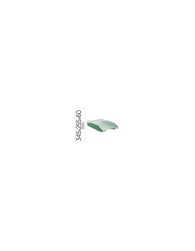 BANDEJA ARCHIVO 2000 ECOGREEN PLAST.100% RECICLADO APILABL A4 FL. VE.