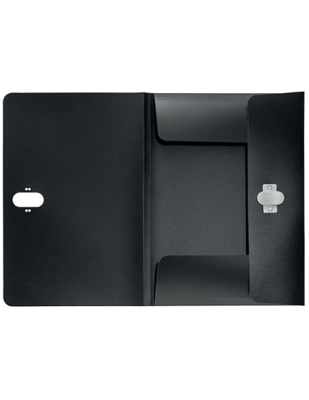 CARPETA LEITZ RECYCLE GOMAS 3 SOLAPAS A4 PP. NG.