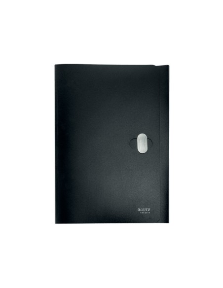 CARPETA LEITZ RECYCLE GOMAS 3 SOLAPAS A4 PP. NG.