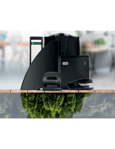 CARPETA LEITZ RECYCLE GOMAS 3 SOLAPAS A4 PP. NG.