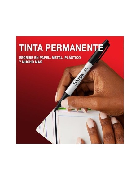 ROTULADOR SHARPIE PERMANENTE FINO 4 UD.ESTANDAR SURT.