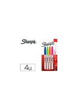 ROTULADOR SHARPIE PERMANENTE FINO 4 UD.FANTASIA SURT. 2