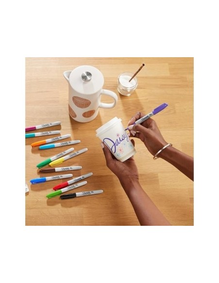 ROTULADOR SHARPIE PERMANENTE FINO 4 UD.FANTASIA SURT.