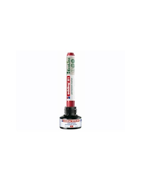 ROTULADOR EDDING 21 PERM.ECOLINE 90% RECI.NG.PUNTA RED.1,5-3MM RECARG