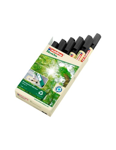 ROTULADOR EDDING 21 PERM.ECOLINE 90% RECI.NG.PUNTA RED.1,5-3MM RECARG