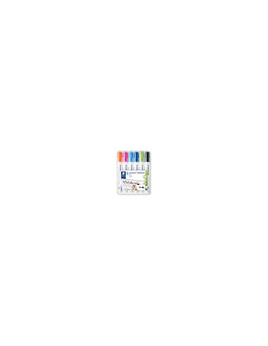 ROTULADOR STAEDTLER LUMOCOLOR 351 PIZARRA BL. RED.2MM RECA  6 UD.COL.