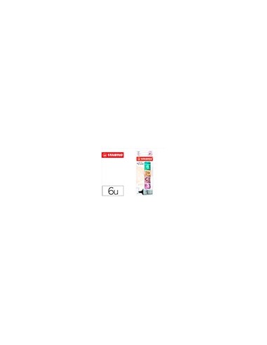 ROTULADOR STABILO BOSS MINI PASTEL LOVE  6 UD.SURT.